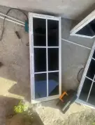 Aluminum windows, doors, sliding shower curtain etc for sale