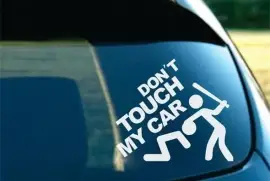 DONT TOUCH MY CAR CAR STICKERS
