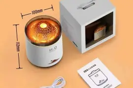 350ml Volcano Aroma Diffuser Witglh Light Humidifier