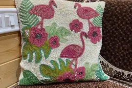 Hand beaded Pillow Covers