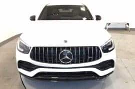 Clean Benz 2020 Glc 43 AMG Coupe white color