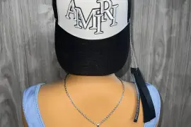 STAGGERED AMIRI CANVAS HAT