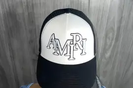 STAGGERED AMIRI CANVAS HAT