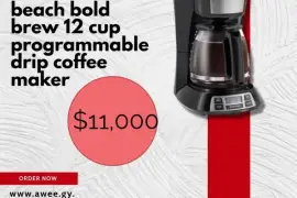 HAMILTON BEACH BOLD BREW 12 CUPS PROGRAMMABLE DRIP COFFEE MAKER