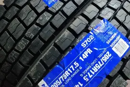 Two (2) SAILUN 205/ 75 R17.5 Coaster and Truck Tyres