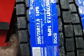 Two (2) SAILUN 205/ 75 R17.5 Coaster and Truck Tyres