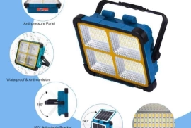 Electricity Stadium Flood Light Solar &amp; Rechargeable Lighting 3 mo