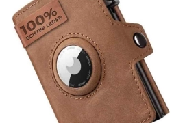Men's Leather Wallet With Coin Pocket