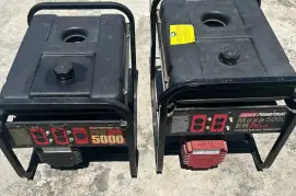 Two 5000 watt generator’s