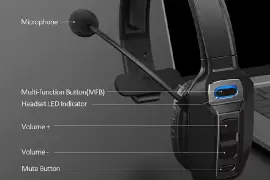 Truckers Bluetooth headset