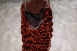 16 inch 13x4 Ginger Wigs 180% Density 100% Human Hair