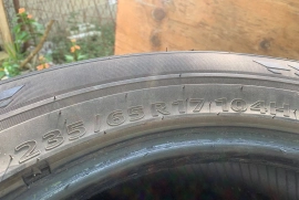 17 inch barely used Tyres