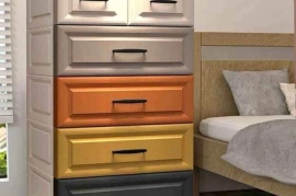 6 Drawer Plastic Dresser