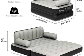 Queen Size 2-in-1 Inflatable Air Sofa Couch