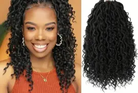 Black &amp; Brown Pull on &amp; Go Wigs