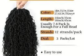 Black &amp; Brown Pull on &amp; Go Wigs