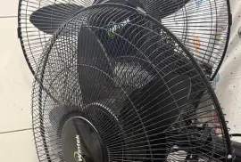 Bed,fan,stove and washer