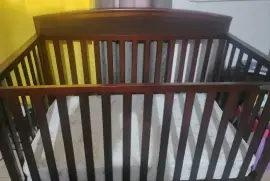 BABY CRIB AND MATTRESS