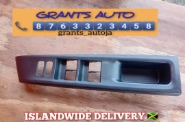 Driver door window switch cover