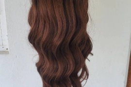 26-inch Synthetic Laced Wig 1B/30