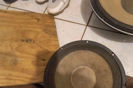 10 inch eminence alpha pair (never repaired)