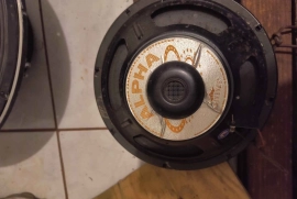 10 inch eminence alpha pair (never repaired)