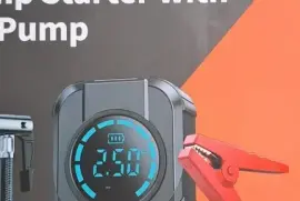 Jump starter with pump