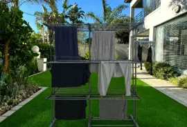 Bukfen 4-Tier Foldable Expandable Clothes Drying Rack