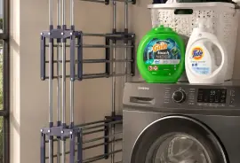Bukfen 4-Tier Foldable Expandable Clothes Drying Rack