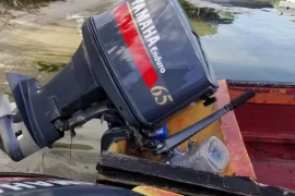 65hp four strokes Yamaha outboard engine 