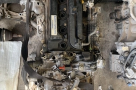 Engine and transmission