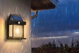 Solar Patio Lamp LED Waterproof Motion Sensor