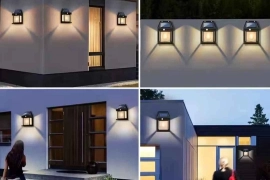 Solar Patio Lamp LED Waterproof Motion Sensor