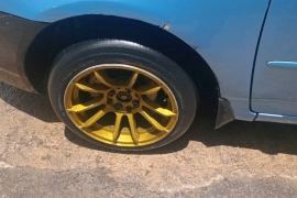 Rims and tire