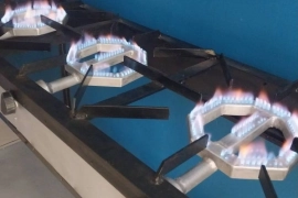 Industrial commercial stove