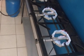 Industrial commercial stove