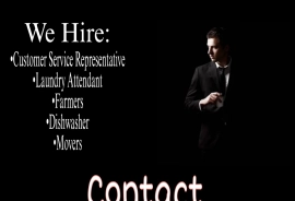 Customer Service Representative, Cashier, Caregiver, Housekeeper and Waitress 
