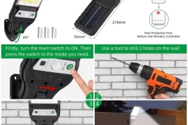 Outdoor Solar LED Lamp Waterproof