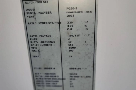 Perkins Generater P220-3 2015