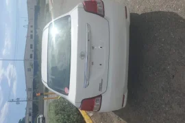Newly imported white Toyota Axio