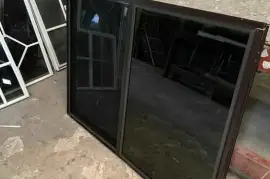 Bronze glider windows