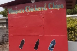 Small container on wheels