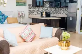 Furnished ocean front Apt