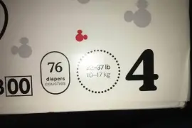 Huggies Diapers (Size 1-6)