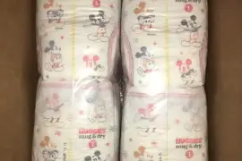 Huggies Diapers (Size 1-6)
